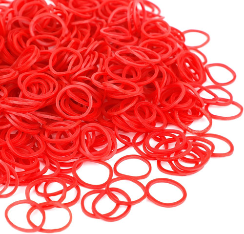 1000 stücke gummibänder rot - stücke,