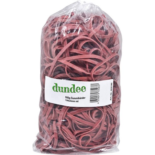 Dundee gummibänder rot - dundee, 0,4
