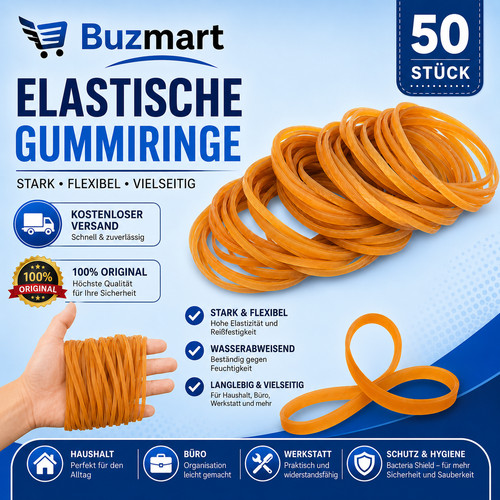 Gummibänder set stück - set,, 50