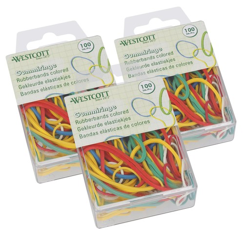 3er set gummiringe 100 stück - 3er-set,