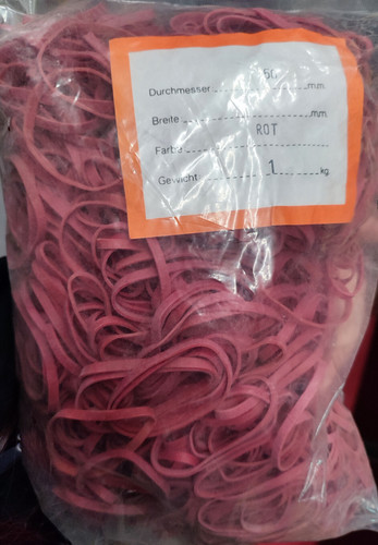 1kg gummibänder gummiringe - 1kg,