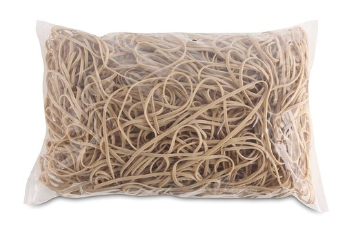 Gummibänder 130mm 1000g beige
