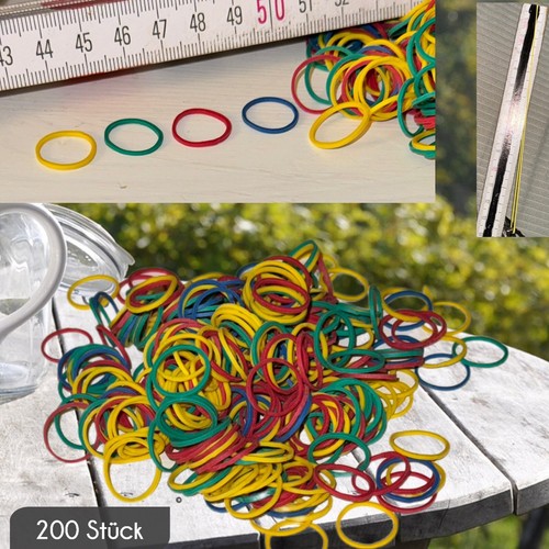 Gummibänder bunt 15mm