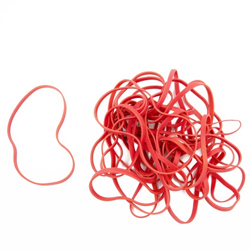 Gummibänder rot 50g - gummibänder,